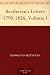 Search : Beethoven’s Letters 1790-1826, Volume 1