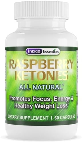 Raspberry Ketones 1-Month Supply 100% All Natural Weight Loss &amp; Energy Supplement 60-Capsules