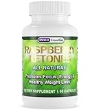 Raspberry Ketones 1-Month Supply 100% All Natural Weight Loss & Energy Supplement 60-Capsules
