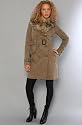 BB Dakota The Lamarr Coat in Brown Tan,Winter Coats & Jackets for Women