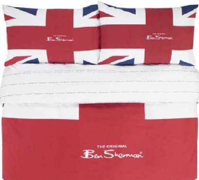 Ben Sherman Union Jack Pillow Cases One Pair
