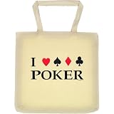 416ZsCE k3L. SL160  Tote Bag : I LOVE POKER