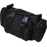 アメリカ軍 4WAY ウエストバッグ ブラック
