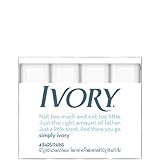 Simply Ivory Bath Bar By Ivory for Unisex, 4 Count