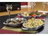 Calphalon Contemporary Stainless Appetizer Dishes Set of 3 by Calphalon Corporation