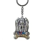 Yorkshire Terrier Design Keychain / Keyring