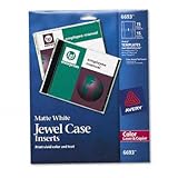 Avery 6695 CD/DVD Design Kit, 30 Labels & 8 Inserts for Color Laser Printers
