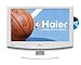 Haier HLC19KW2 White 19-Inch LCD HDTV DVD Combo K Series