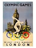 Retro London Prints: Olympic Games - London 1948 - 40x30cm