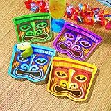 12 Plastic Tiki Plates