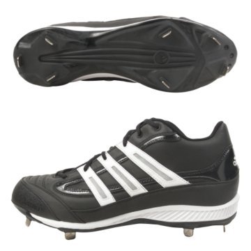 Adidas Spinner 7 Mid Cleats Baseball Shoes Black Mens