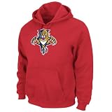 NHL Men's Florida Panthers Heat Seal Long Sleeve Hooded Fleece Pullover (Athletic Red, Small)