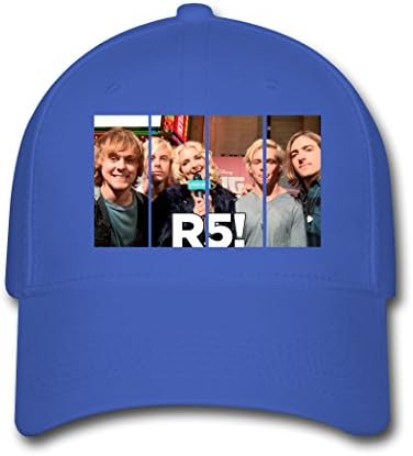 R5 Family Rock Your World Fan Baseball Caps Adjustable Cotton Hats Royal blue