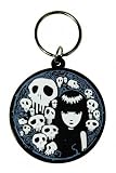 Produkt-Bild: Emily The Strange - Skulls - Gummi Schl&uuml;sselanh&auml;nger - Gr&ouml;sse ca. 5cm