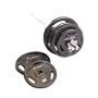 Cap Barbell Grip Plate Weight Set with Threaded Bar (1-Inch/150 Pound)