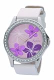 Kahuna Kls-0021L Ladies White Leather Strap Watch