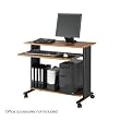 Safco 1921CY Cherry Muv 35'' Workstation Fixed Height