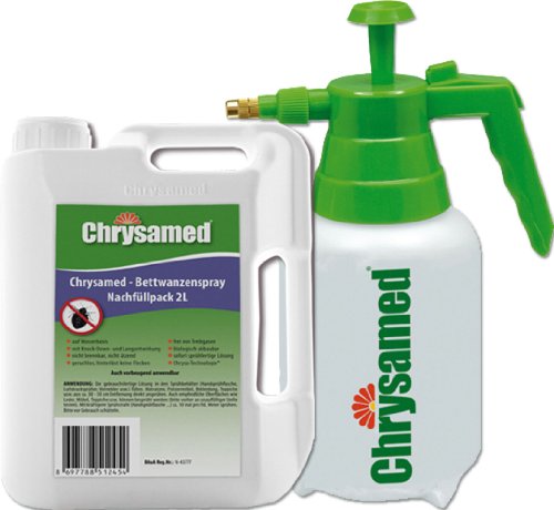 Chrysamed Bettwanzenspray 2Ltr mit Drucksprüher (12,00 EUR/L)
