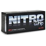 Nitro Whip Nitrous Oxide N2O Cream Chargers, 24 Qty