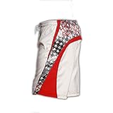 Alki'i Men's Boardshorts - Rockstar Print, M, White