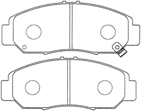 SB BP28804 - Japanese Manufactured, Premium Dust-less Brake Pads