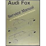 1973-1979 Audi Fox Bentley Repair Shop Manual by Audi