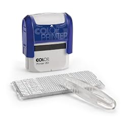 Colop 111604 Textstempel Printer 20/1 Set 14x38 mm, 4-zeilig, schwarz