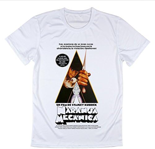 Fashion15Apparel Clockwork Orange Vintage Inspired T-Shirt Round Neck T Shirts X-Large