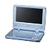 BLUEDOT ポータブルDVDプレーヤー 7インチ CPRM スリムモデル ブルー BDP-1735L