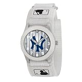 Game Time Mid-Size MLB-ROW-NY3 Rookie Ny Yankees Pinstripe Rookie White Series Watch