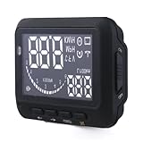 HUD ヘッド アップ ディスプレイ 車速 燃費など ガラスに投影 カプラON OBDⅡOBD2(II)