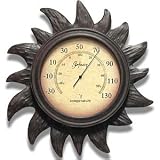 Sunny Day Thermomter - Rust Finish - B000QHB4UW