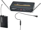 Audio Technica ATW-701/H92 700 Series Frequency-Agile Diversity UHF Wireless System with Pro 92CW Head-Worn Microphone (Black)