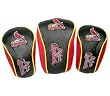 St. Louis Cardinals Mesh Golf Barrel Head Cover Set - Baseball Sports Merchandise