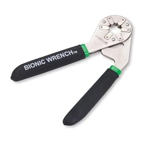 Loggerhead Pro-Gear 6" Bionic Wrench with Nickel Finish- Made in the USA