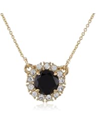 kate spade new york "Secret Garden" Mini Jet Pendant Necklace, 16"