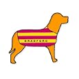 Bradford City Personalised Waterproof Dog Coat Size S (14" 35cm) 