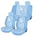 hello kitty universal car seat cover - 10pcs full set...blue -FREE gift of Non-slip Dash Grip Pad mat