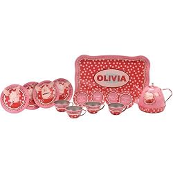 SCHYLLING OLIVIA MUSICAL TIN TEA SET