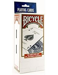 Sports: Bicycle Poker Size Standard Index Playing Cards, 12 Deck Players Pack - Bicycle