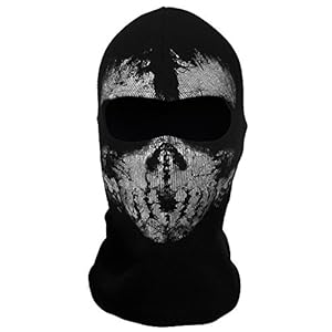 Yiding Call of Duty 10 COD Ghost Balaclava Logan Skull Face Mask Hood Biker #9