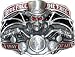 Mens RIDE FREE DIE FREE Punk Rock Metal Belt Buckle