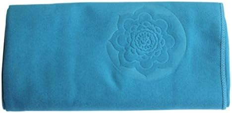 #1 Best Microfiber Suede Camping Towel, Travel Towel and Sports Towel - Microfiber - Bleed Free - Includes Loop for Easy Hanging to Dry (Aqua Blue, Standard - 20