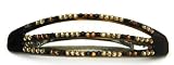 Swarovski Crystallized French Hair Barette- Leopard Gold