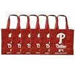 Philadelphia Phillies 6 Pack Reusable Bags - MLB Baseball