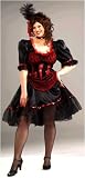 Womens Costume Historical Old Wild West Tavern Bar Beer Can Can Saloon Girl Dress Party Outfit
