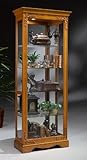Traditional Oak Andante II Two-Way Display Cabinet