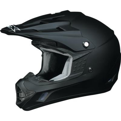 AFX FX-17 Solid Helmet, Flat Black, Size: 4XL, Primary Color: Black, Helmet Type: Offroad Helmets, Helmet Category: Offroad, 0110-2587 On Sale