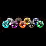 Translucent 10-sided Dice, Assorted Colors