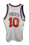Walt Frazier New York Knicks Autographed White Throwback Jersey Inscribed "70 - 73 NBA Champs"